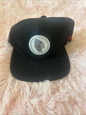 Trustless Tribe Black Patch Snapback Hat